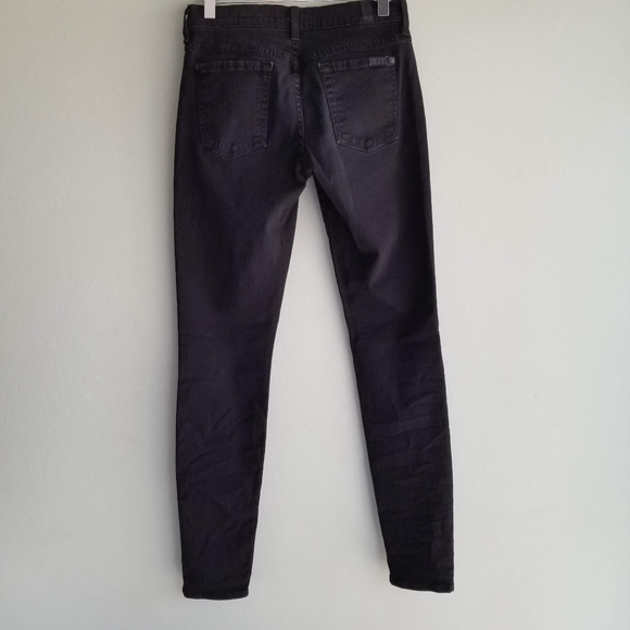 7 For all Mankind black skinny - Picture 4 of 8